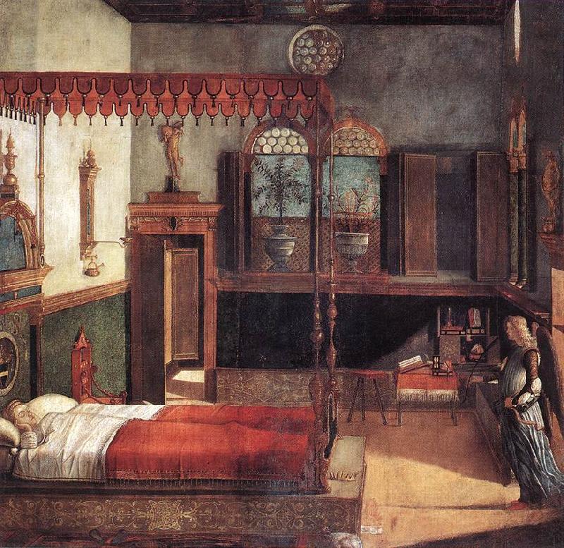 CARPACCIO, Vittore The Dream of St Ursula  dfg